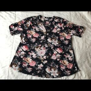 Sheer floral top by Siren Lily